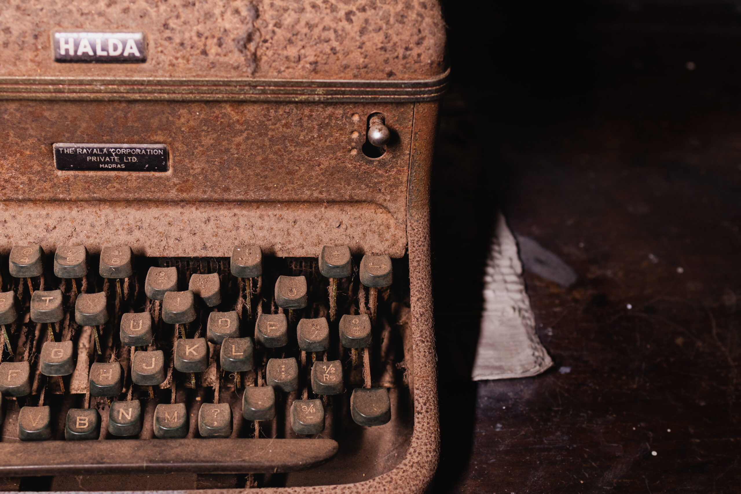 A vintage typewriter symbolizing the timeless power of words and stories