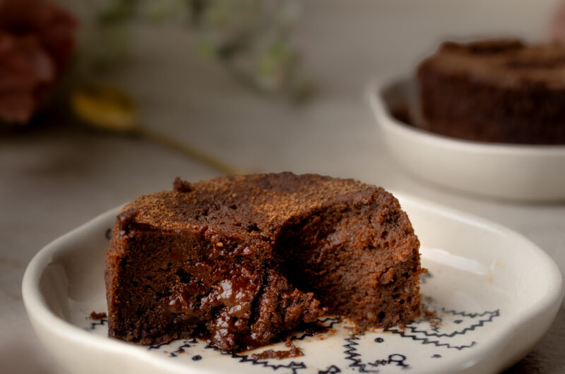 Chocolate Lava Cake Inspired by the movie Chef with jaggery and Old Monk Rum